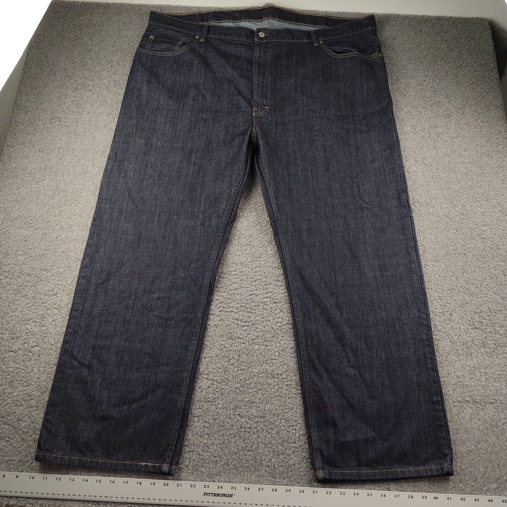 Levis 559 Jeans Mens 46x30 Relaxed Straight Dark Wash Denim EUC